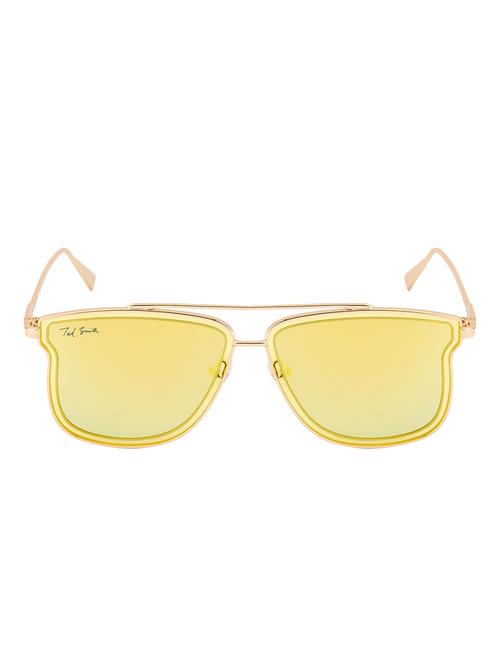 ted smith unisex square gold polarized sunglasses - 14853392 - Very Small Image - 1