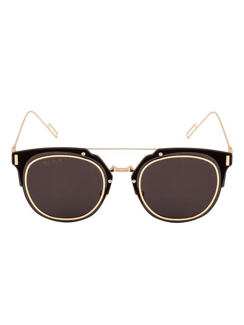 ted smith unisex aviator gold polycarbonate sunglasses - 14853405 - Very Small Image - 1