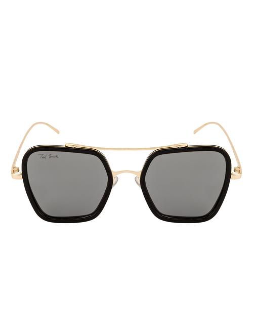ted smith unisex aviator gold with black polarized sunglasses - 14853408 - Very Small Image - 1