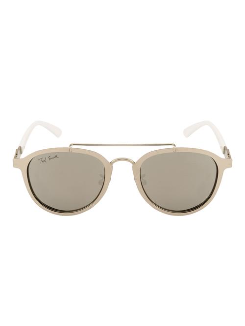 ted smith unisex aviator silver polarized sunglasses - 14853411 - Very Small Image - 1