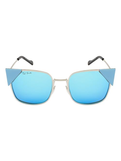 ted smith women square silver polarized sunglasses - 14855026 - Very Small Image - 1