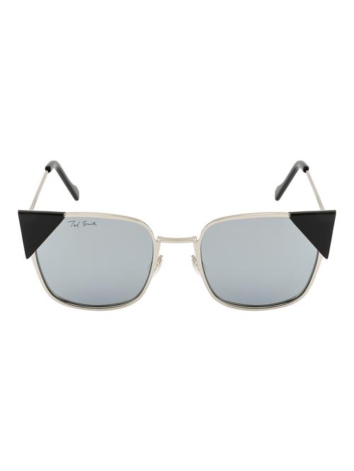 ted smith women square silver polarized sunglasses - 14855027 - Very Small Image - 1