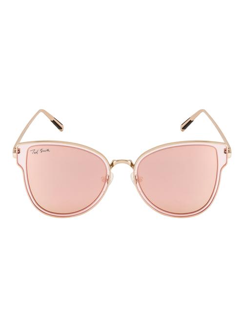ted smith women cat-eye silver polarized sunglasses - 14855051 - Very Small Image - 1