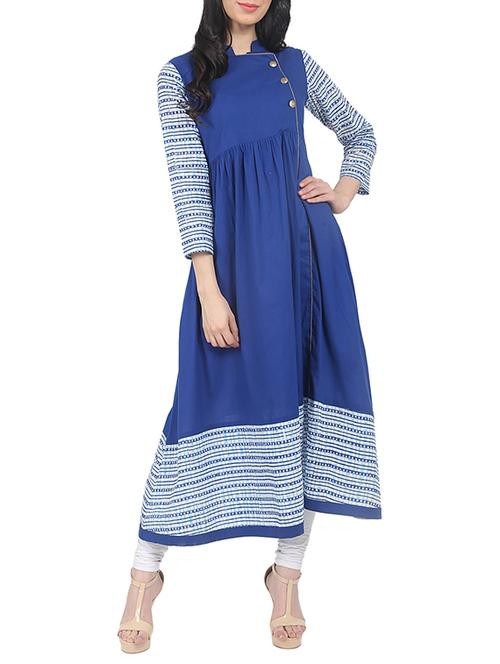 flared printed kurta - 14857949 - Very Small Image - 1
