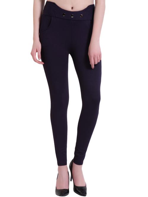 dark blue viscose jegging - 14858893 - Very Small Image - 1