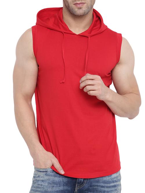 red cotton t-shirt - 14859020 - Very Small Image - 1