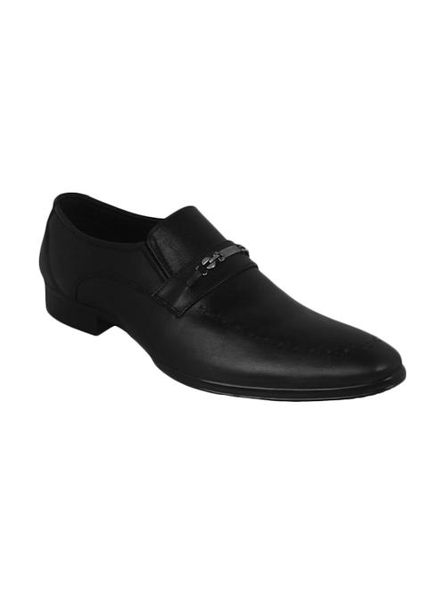 black leather formal slip on - 14859554 - Very Small Image - 1