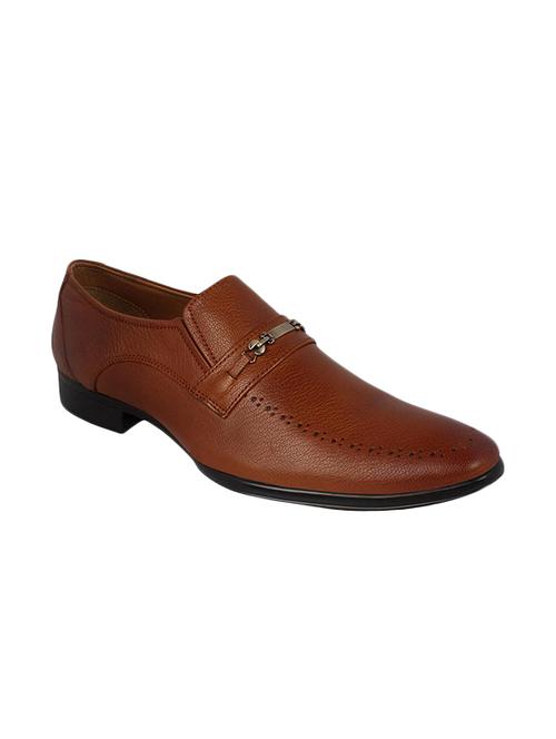 tan leather formal slip on - 14859558 - Very Small Image - 1