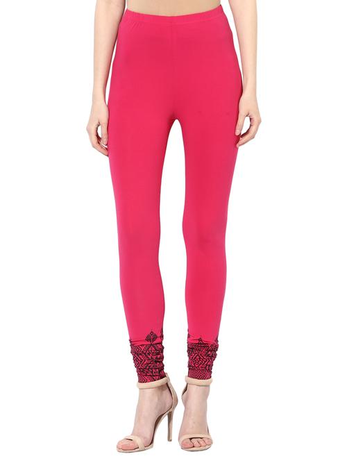pink printed leggings - 14859874 - Very Small Image - 1