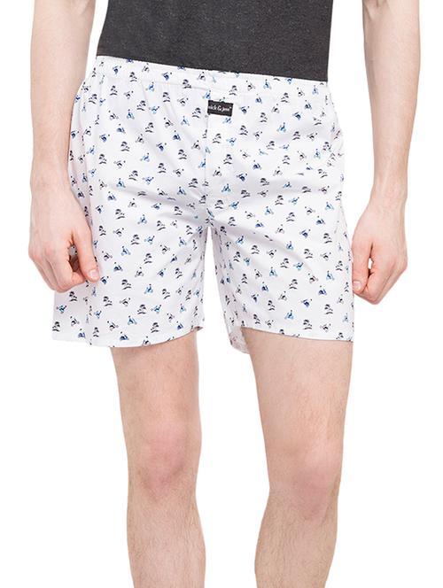 white cotton boxer - 14859877 - Very Small Image - 1