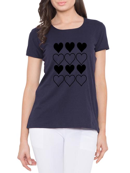 round neck graphic print tee - 14860532 - Very Small Image - 1
