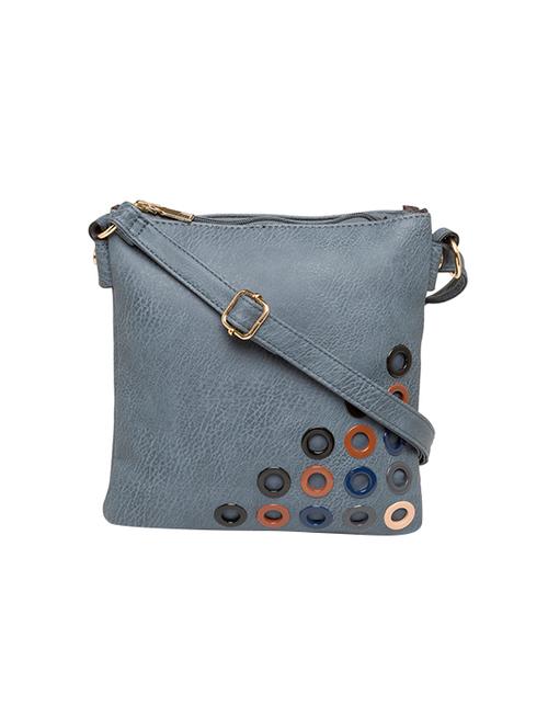 grey leatherette regular sling bag - 14861575 - Very Small Image - 1