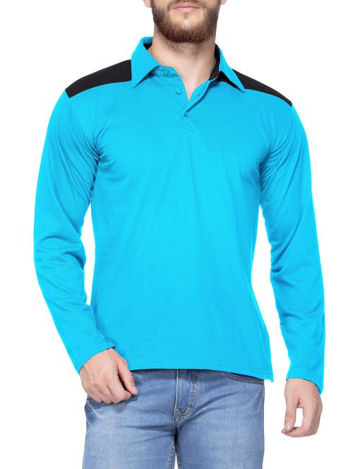 turquoise cotton t-shirt - 14862091 - Very Small Image - 1