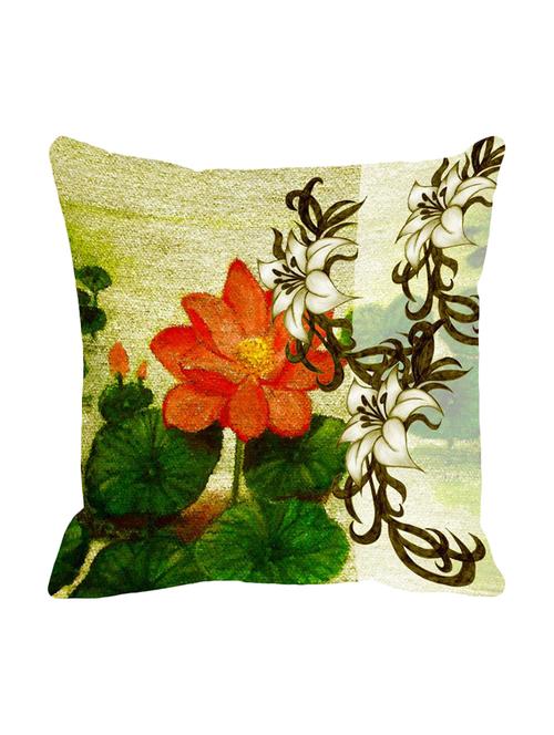floral printed cushion cover by leaf designs - 14862846 - Very Small Image - 1