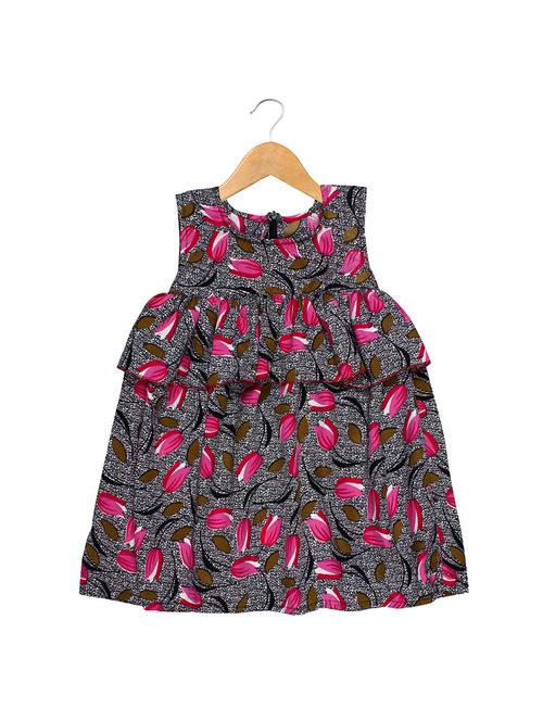 multi colored polyester frock - 14864757 - Very Small Image - 1