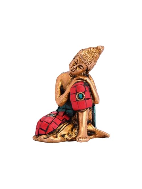 decorative brass statue of buddha handicrafts product - 14865659 - Very Small Image - 1