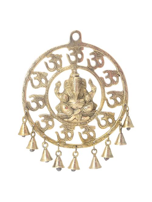 decorative ganesh bell wall hanging handicrafts product - 14865812 - Very Small Image - 1