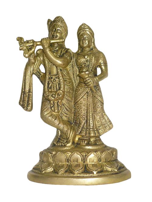 decorative statue of radhakrishna handicrafts product - 14865860 - Very Small Image - 1