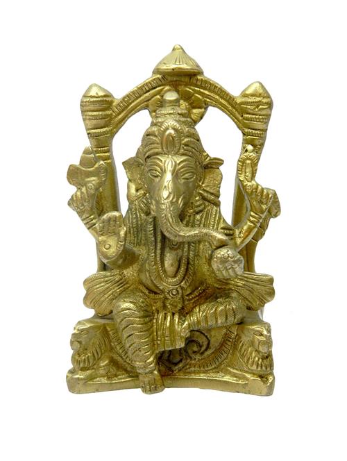 god idol of brass kaman ganeshhandicrafts product - 14865989 - Very Small Image - 1
