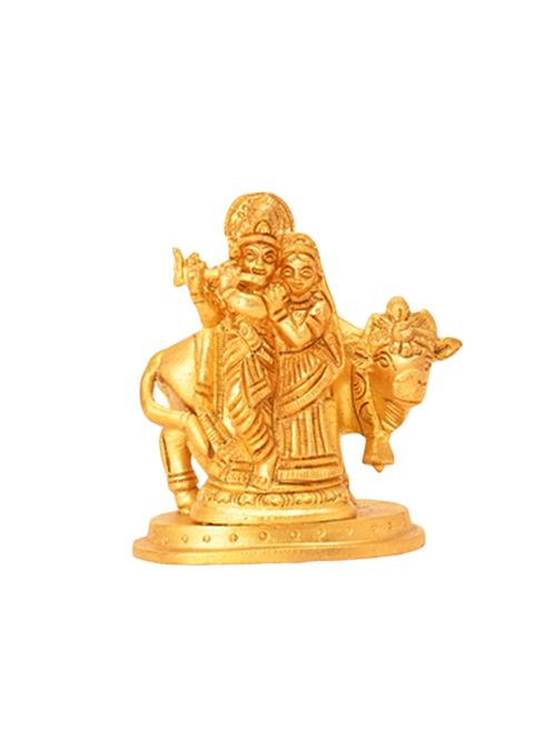 decorative brass statue of radha krishna handicrafts product - 14866047 - Very Small Image - 1