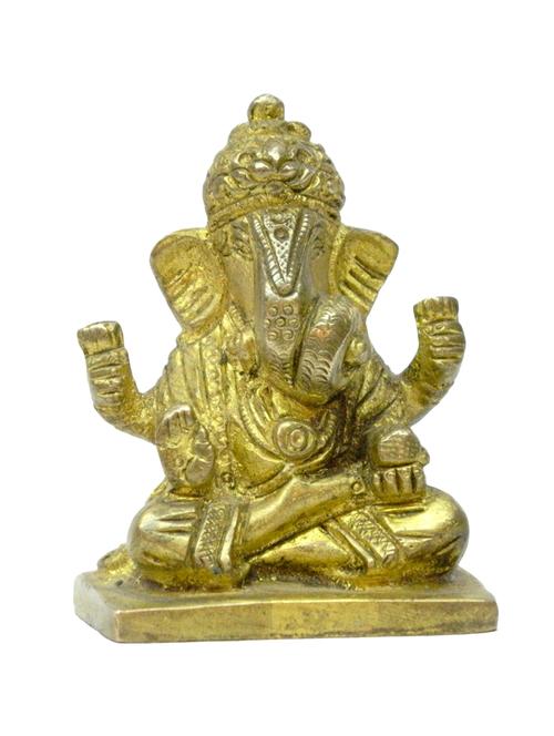 religious god idol of dagdu ganesh handicrafts product - 14866079 - Very Small Image - 1
