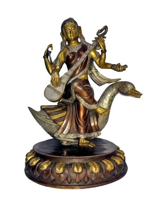 god statue of sarasvati handicrafts product - 14866141 - Very Small Image - 1