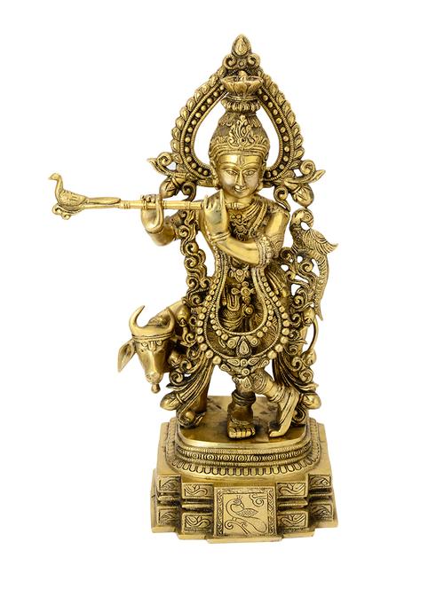 decorative krishna statue handicrafts product - 14866240 - Very Small Image - 1