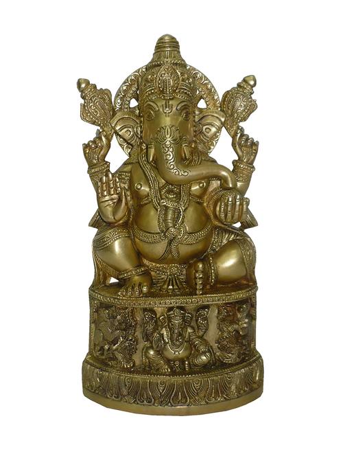 decorative god statue of ganesh handicrafts product - 14866339 - Very Small Image - 1