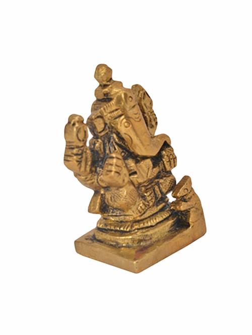 small decorative god idol of ganesha handicrafts product - 14866360 - Very Small Image - 1