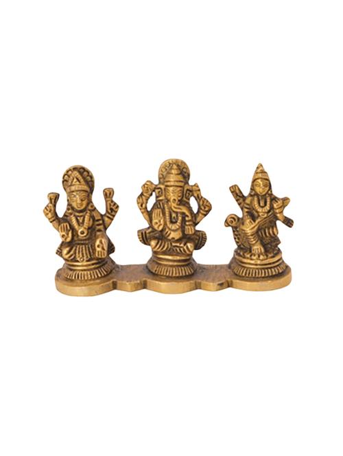 classic religious god ganesha, laxmi and saraswati handicrafts product - 14866380 - Very Small Image - 1