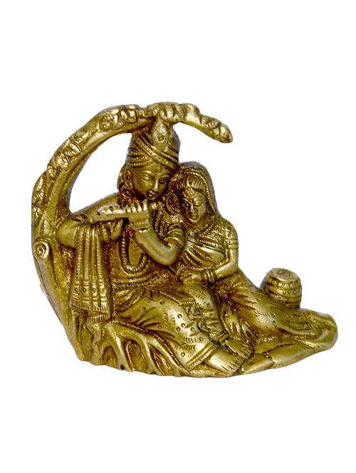 decorative brass statue of radha krishna handicrafts product - 14866474 - Very Small Image - 1