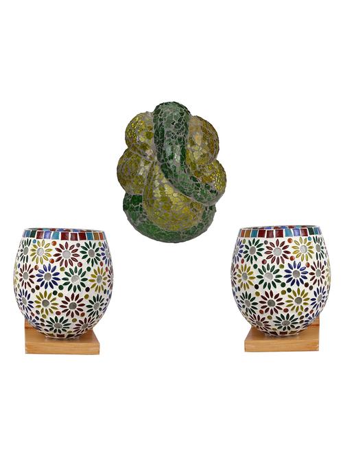 somil colorful designer decorative mosaic wall lamp's combo set - 14866664 - Very Small Image - 1