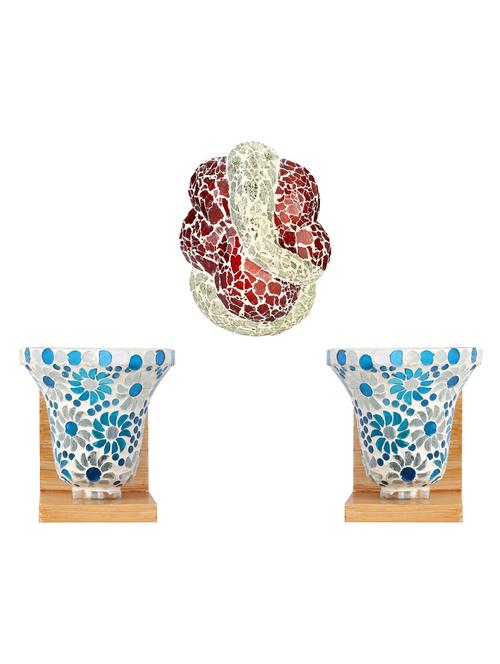 somil colorful designer decorative mosaic wall lamp's combo set - 14866676 - Very Small Image - 1