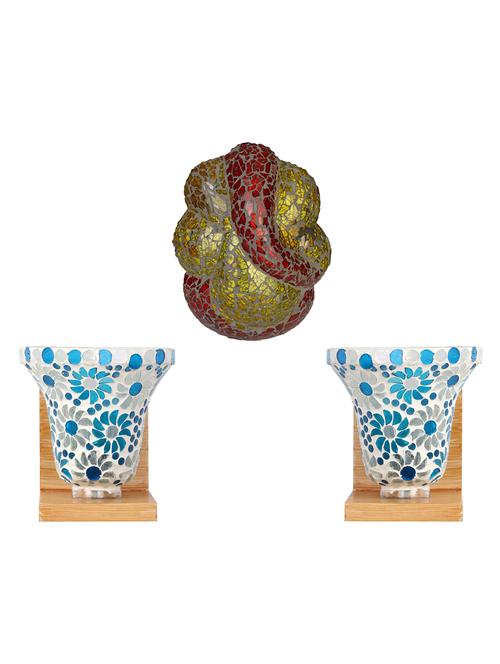 somil colorful designer decorative mosaic wall lamp's combo set - 14866678 - Very Small Image - 1