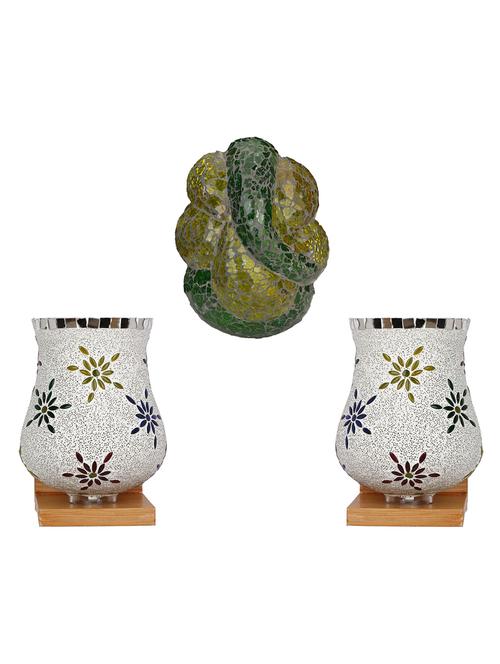 somil colorful designer decorative mosaic wall lamp's combo set - 14866702 - Very Small Image - 1