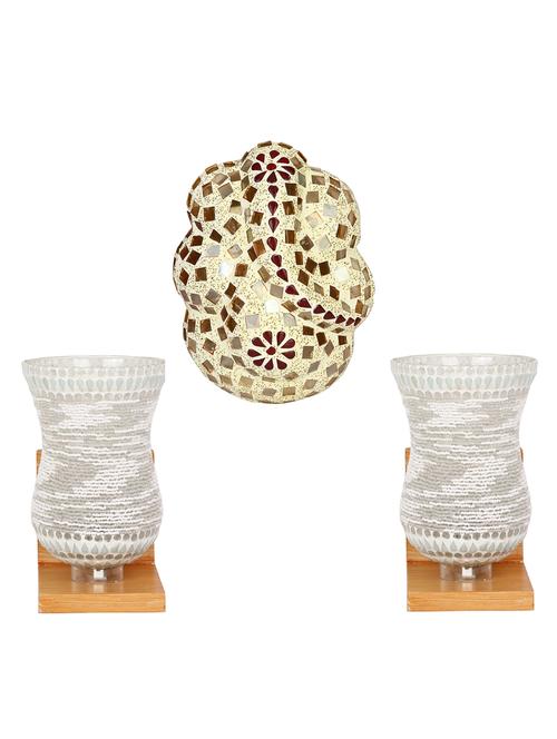 somil colorful designer decorative mosaic wall lamp's combo set - 14866719 - Very Small Image - 1