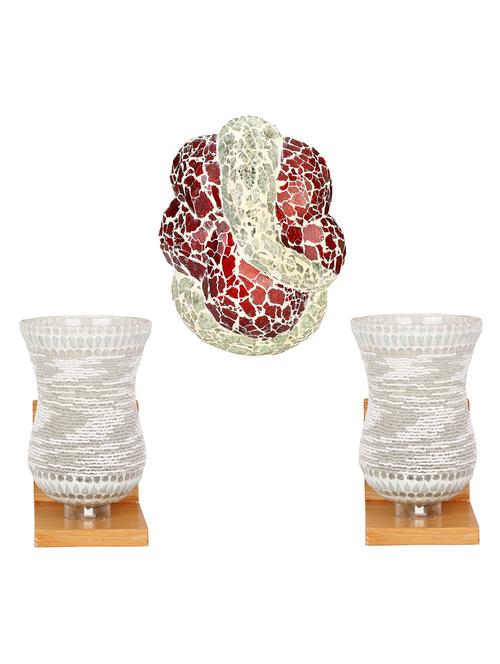 somil colorful designer decorative mosaic wall lamp's combo set - 14866723 - Very Small Image - 1