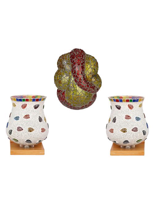 somil colorful designer decorative mosaic wall lamp's combo set - 14866734 - Very Small Image - 1