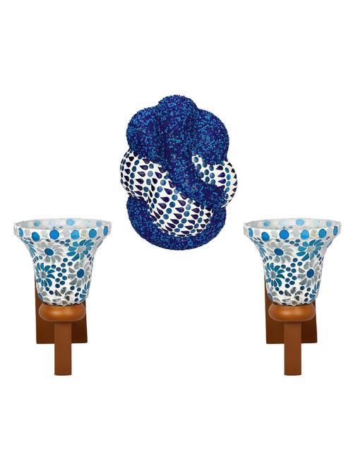 somil colorful designer decorative mosaic wall lamp's combo set - 14866881 - Very Small Image - 1