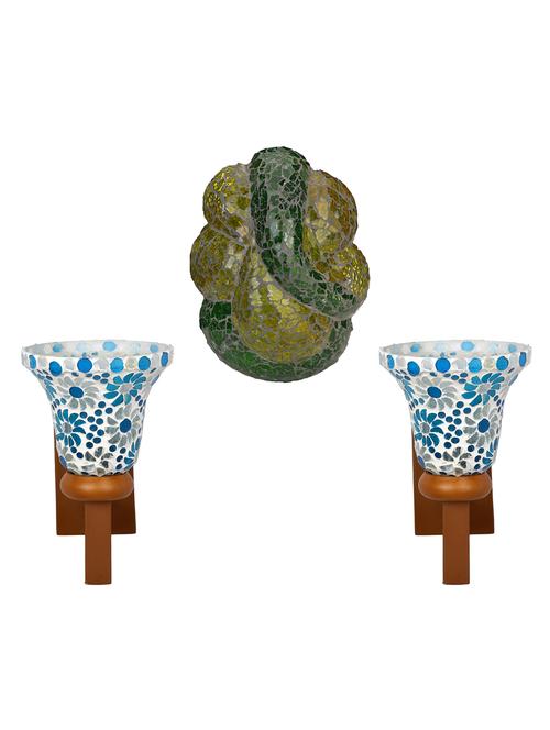 somil colorful designer decorative mosaic wall lamp's combo set - 14866882 - Very Small Image - 1