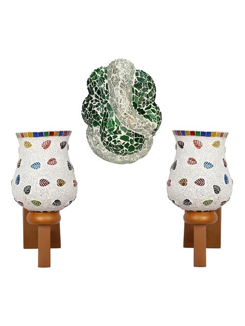 somil colorful designer decorative mosaic wall lamp's combo set - 14866904 - Very Small Image - 1