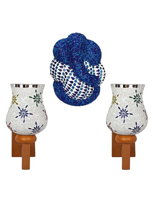 somil colorful designer decorative mosaic wall lamp's combo set - 14866908 - Very Small Image - 1