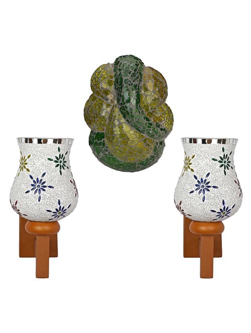somil colorful designer decorative mosaic wall lamp's combo set - 14866909 - Very Small Image - 1