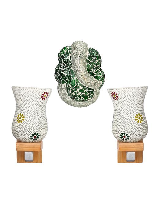 somil colorful designer decorative mosaic wall lamp's combo set - 14866922 - Very Small Image - 1