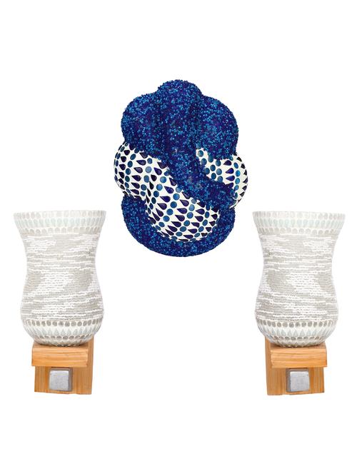 somil colorful designer decorative mosaic wall lamp's combo set - 14866926 - Very Small Image - 1