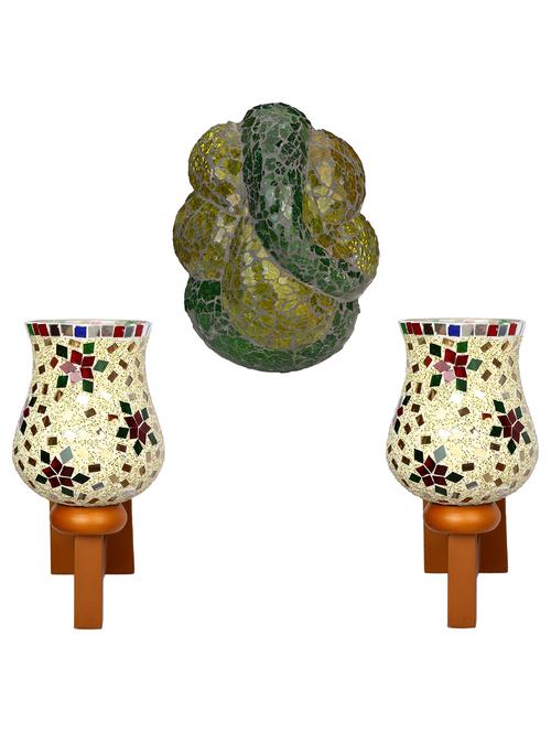 somil colorful designer decorative mosaic wall lamp's combo set - 14866953 - Very Small Image - 1