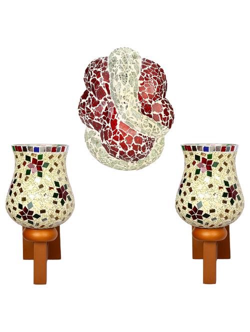 somil colorful designer decorative mosaic wall lamp's combo set - 14866954 - Very Small Image - 1
