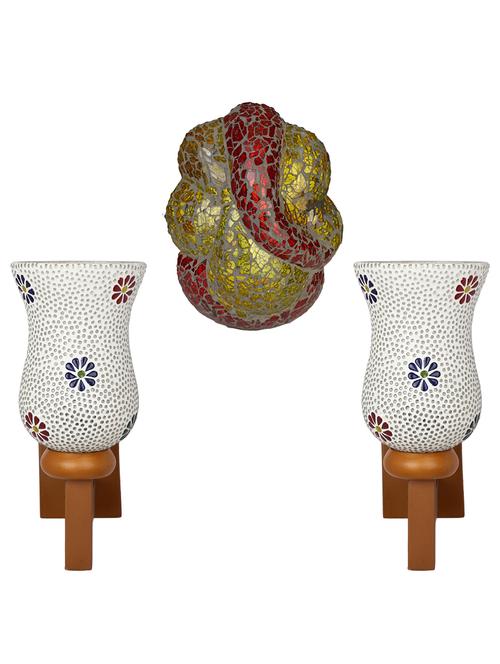 somil colorful designer decorative mosaic wall lamp's combo set - 14866974 - Very Small Image - 1