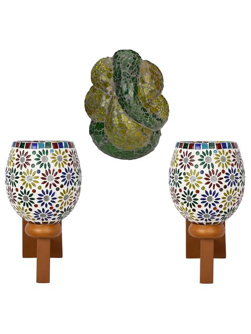 somil colorful designer decorative mosaic wall lamp's combo set - 14866981 - Very Small Image - 1
