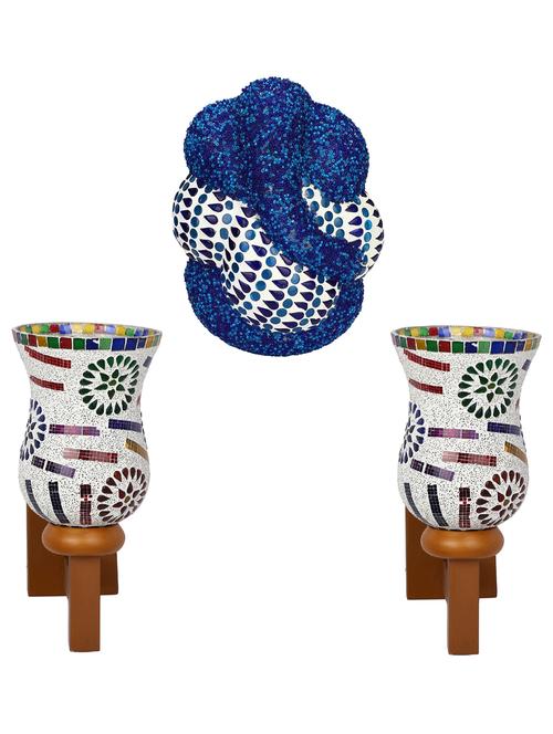 somil colorful designer decorative mosaic wall lamp's combo set - 14866989 - Very Small Image - 1